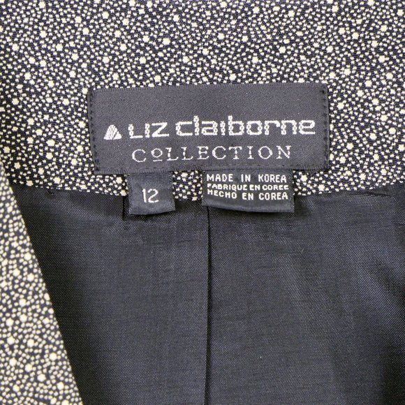 NEW Liz Claiborne Business Blazer Women's Size 12 Romantic Florals Design - Picture 3 of 16